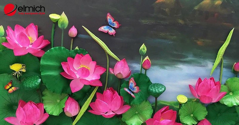 Hình 1: Hoa sen là quốc hoa của người Việt 