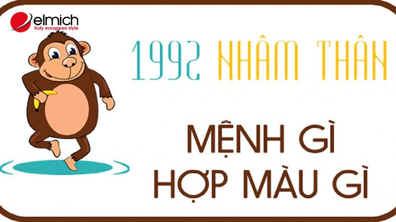 Hình 5: Tuổi Nhâm Thân nên dùng các màu của hành Kim và Thổ Hình 5: Tuổi Nhâm Thân nên dùng các màu của hành Kim và Thổ