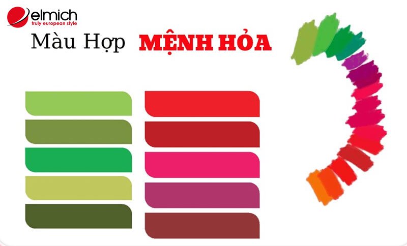 Hình 3: Tuổi Giáp Tuất mệnh Hoả hợp màu gì? Bảng màu hợp mệnh hoả
