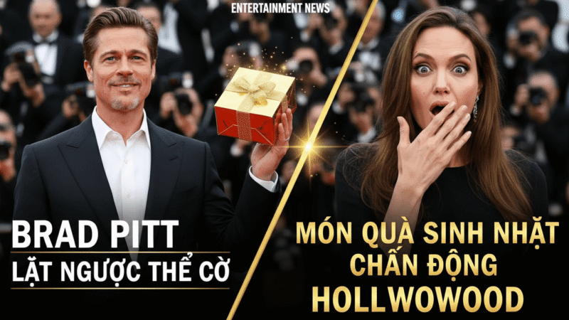 Brad Pitt “lật ngược thế cờ” trước Angelina Jolie: Món quà sinh nhật chấn động Hollywood