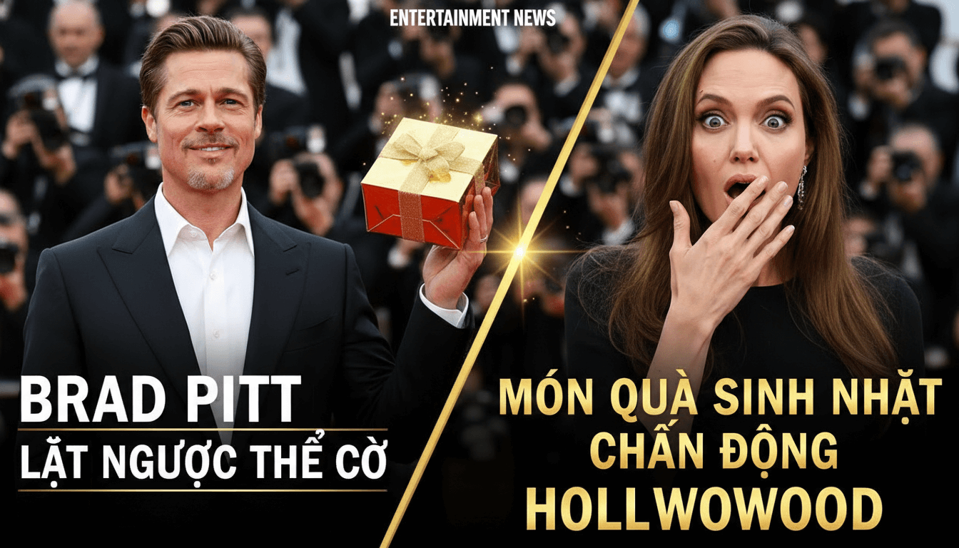 Brad Pitt “lật ngược thế cờ” trước Angelina Jolie: Món quà sinh nhật chấn động Hollywood