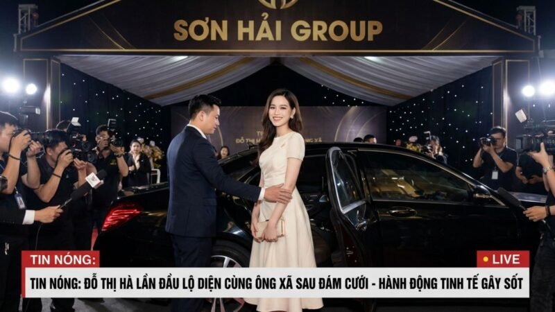 Đỗ Thị Hà Lần Đầu Lộ Diện Cùng Ông Xã “Thiếu Gia” Tập Đoàn Sơn Hải Hậu Đám Cưới: Hành Động Tinh Tế Gây Sốt