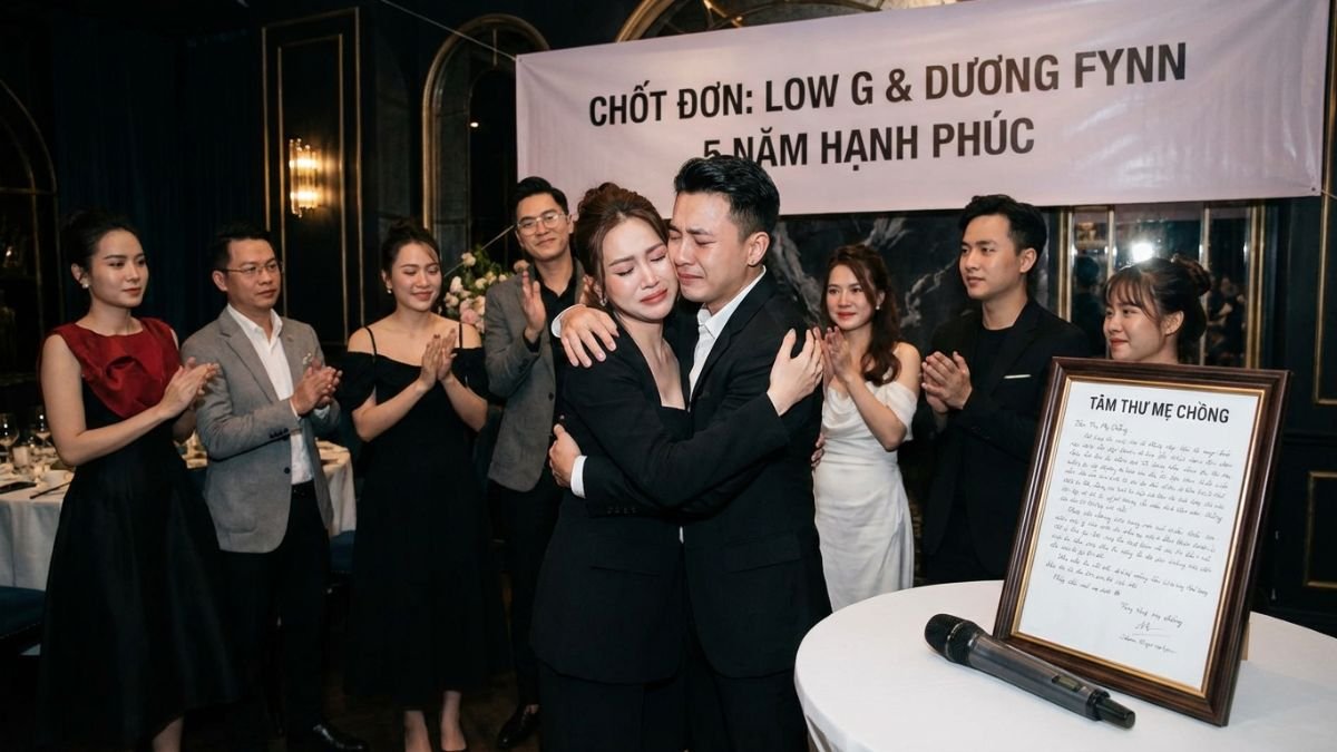 Low G “chốt đơn” Dương Fynn sau 5 năm: Màn cầu hôn đẫm nước mắt và tâm thư 1.000 chữ của mẹ chồng gây bão