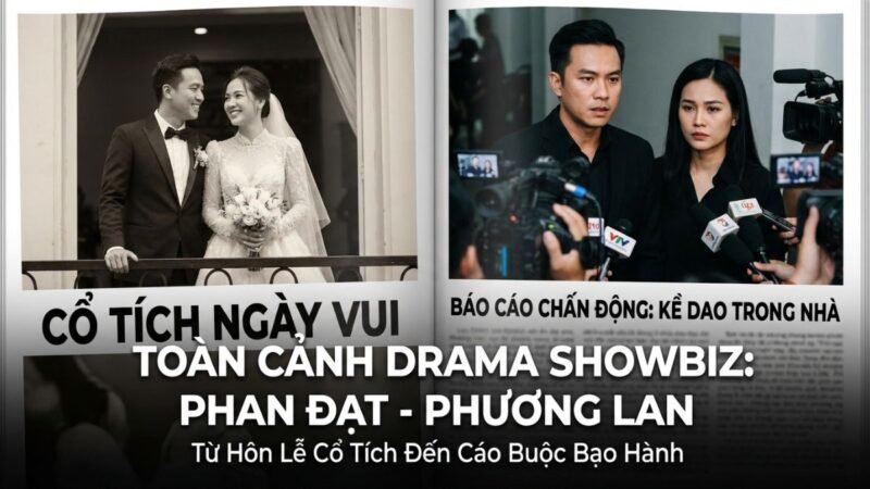 Toàn Cảnh Drama Phan Đạt – Phương Lan: Từ Hôn Lễ Cổ Tích Đến Cáo Buộc Bạo Hành, Kề Dao Chấn Động Showbiz