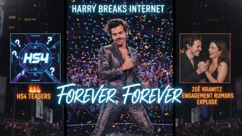 Harry Styles Breaks Internet: ‘Forever, Forever’ Video, HS4 Teasers, & Zoë Kravitz Engagement Rumors Explode