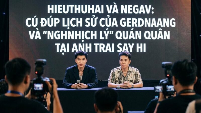 HIEUTHUHAI và Negav: Cú đúp lịch sử của GERDNANG và ‘nghịch lý’ Quán quân tại Anh Trai Say Hi