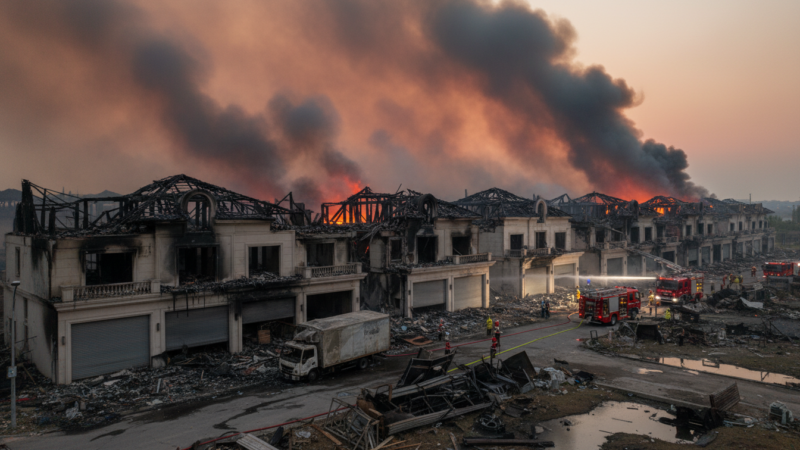 Hỏa hoạn thiêu rụi dãy biệt thự Geleximco: Hồi chuông từ những ‘kho hàng’ trá hình