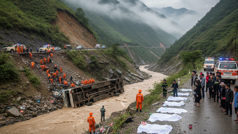 Thảm kịch giao thông tại Lào Cai: 9 người tử vong và hồi chuông báo động về an toàn vùng cao