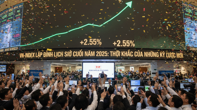 VN-Index lập đỉnh lịch sử cuối năm 2025: Thời khắc của những kỷ lục mới