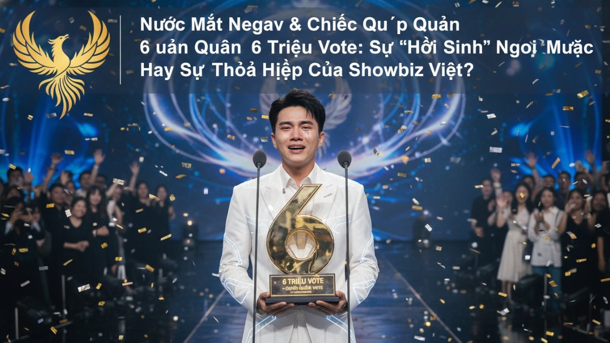 Nước Mắt Negav & Chiếc Cúp Quán Quân 6 Triệu Vote: Sự ‘Hồi Sinh’ Ngoạn Mục Hay Sự Thỏa Hiệp Của Showbiz Việt?
