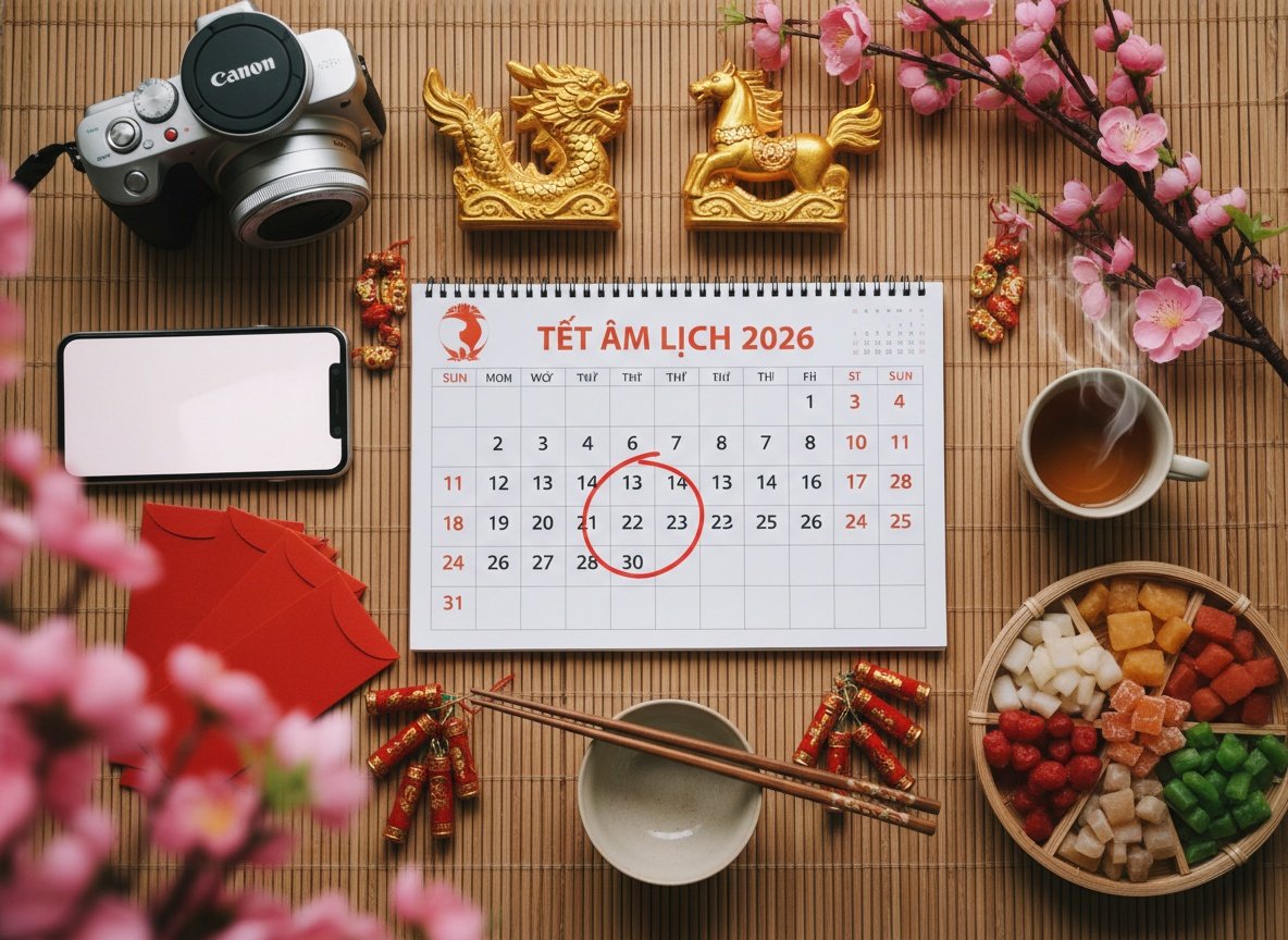 sap xep cac vat dung lien quan den lich nghi tet a article