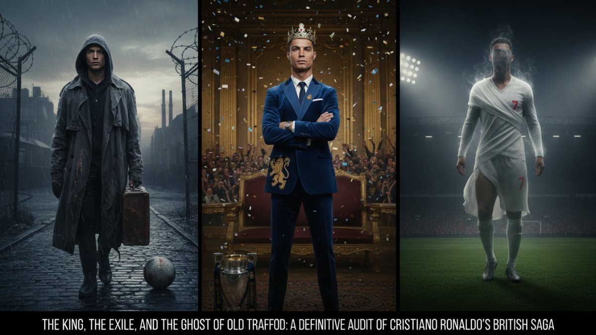 A Definitive Audit of Cristiano Ronaldo’s British Saga: The King, The Exile, and The Ghost of Old Trafford