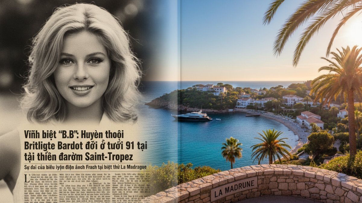 Huyền thoại Brigitte Bardot qua đời ở tuổi 91 tại thiên đường Saint-Tropez