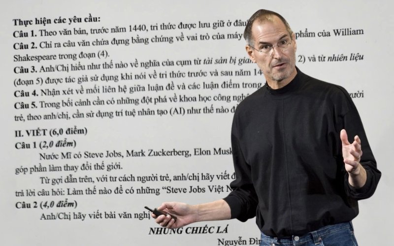 Tranh Cãi Nảy Lửa: Đề Văn “Steve Jobs Việt Nam” Quá Tầm Thí Sinh