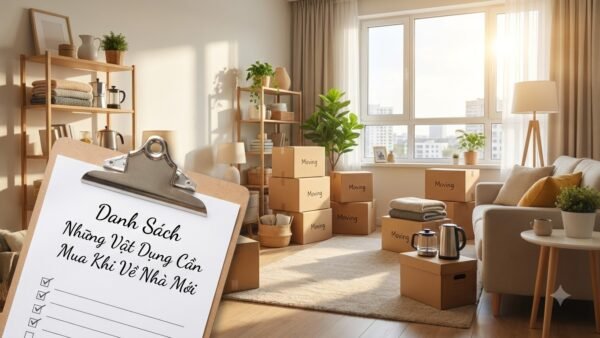 Checklist Những Vật Dụng Cần Mua Khi Về Nhà Mới Từ A-Z